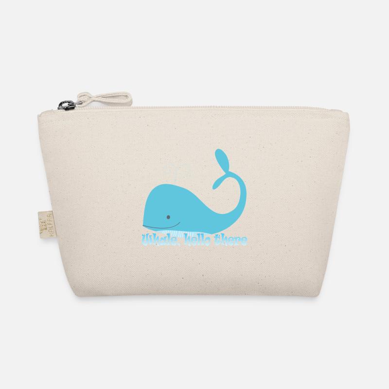 whale hello there - wal Organic Pouch