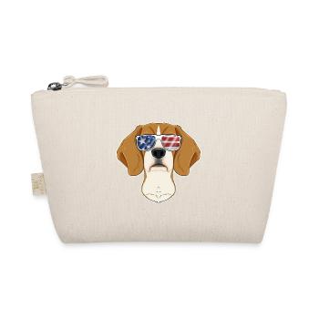 Beagle USA Lunettes de soleil I Drapeau américain Beagle - Trousse biologique - nature - Devant