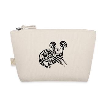 Koala Tribal Tattoo - Organic Pouch - nature - Front