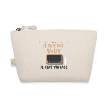 j'suis pas vieux vintage - Trousse biologique - nature - Devant
