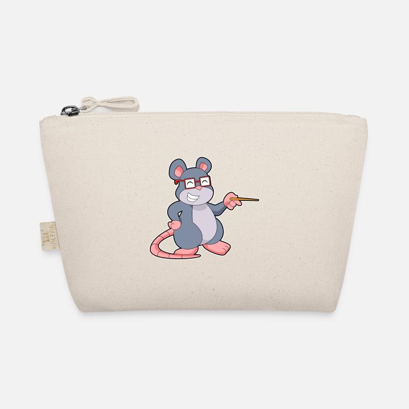 Mouse Teacher Pointer Organic Pouch