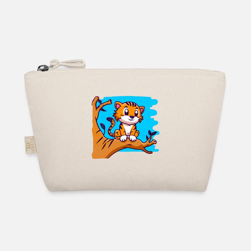 Tiger on a tree Organic Pouch
