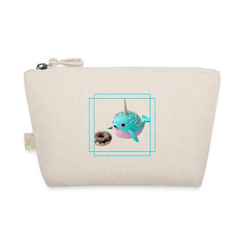 Donut loving narwhal - Organic Pouch - nature - Front