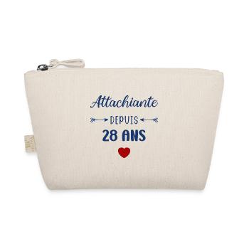Attachiante depuis 28 ans - Trousse biologique - nature - Devant