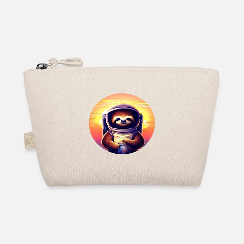 Lazyer in space at sunset Organic Pouch