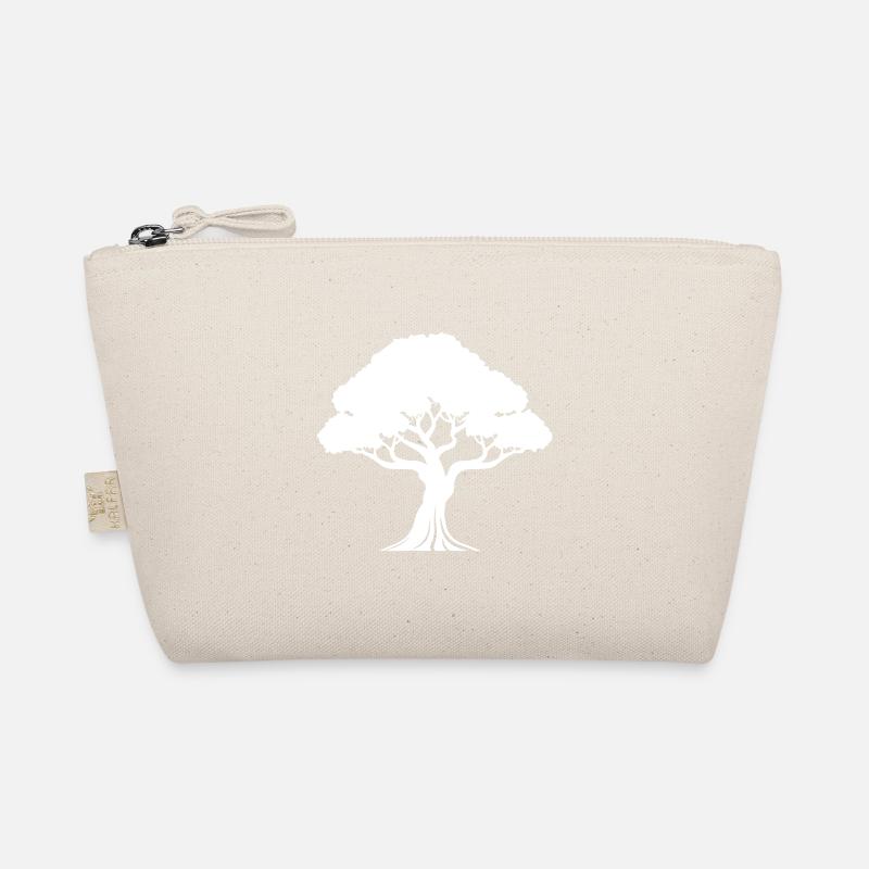 Baum Symbol Silhouette Bio-Täschchen