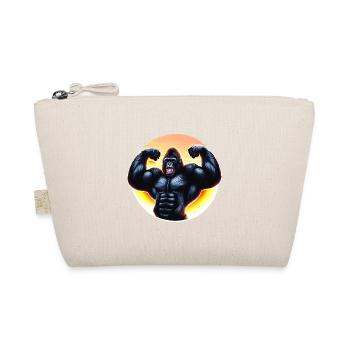 Muscular sunset gorilla - Organic Pouch - nature - Front