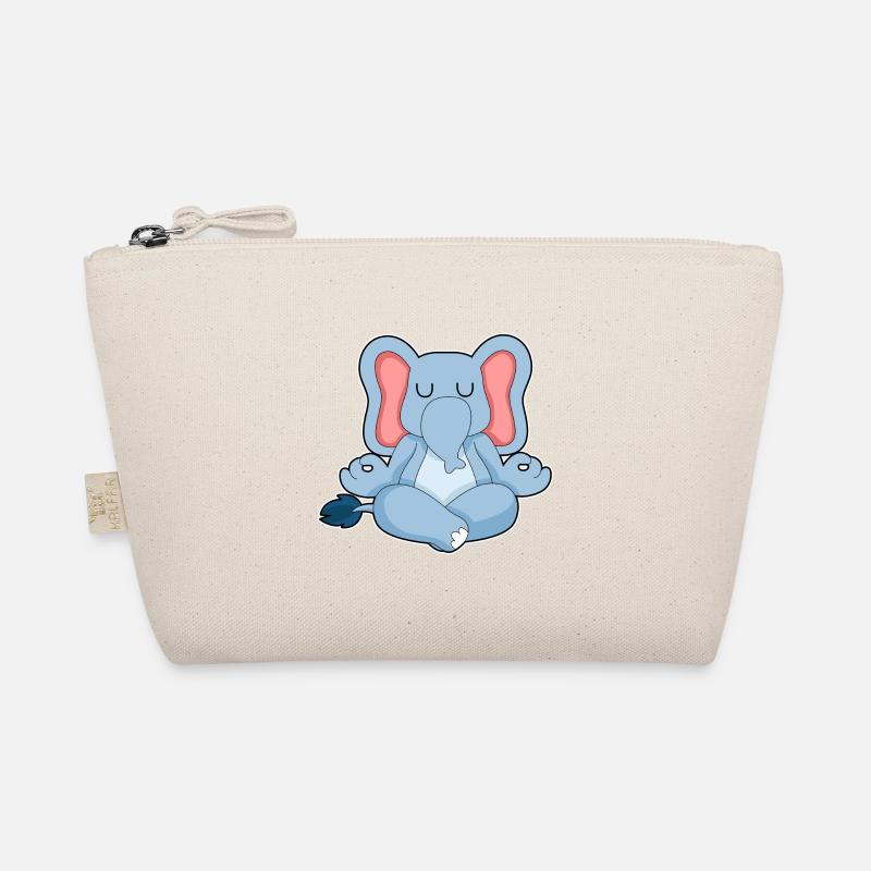 Elephant Yoga Meditation Gymnastics Organic Pouch