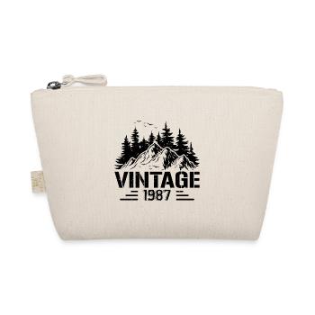 T-Shirt VINTAGE 1987 - Organic Pouch - nature - Front