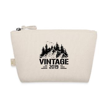 T-Shirt VINTAGE 2019 - Bio-Täschchen - Natur - Vorne