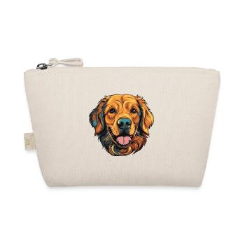 Portrait de chien Golden Retriever - Trousse biologique - nature - Devant