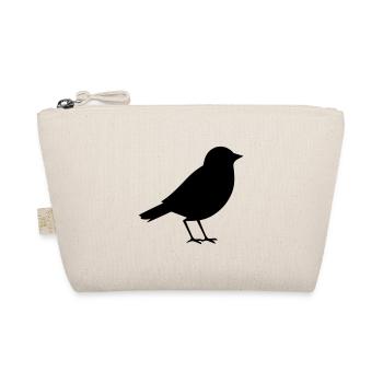 Little bird - Organic Pouch - nature - Front