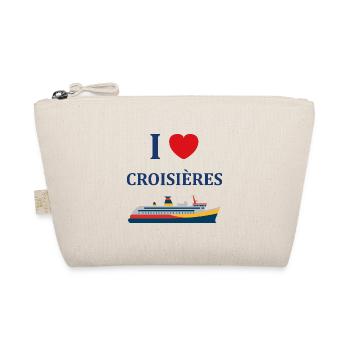 I love Croisières - Trousse biologique - nature - Devant