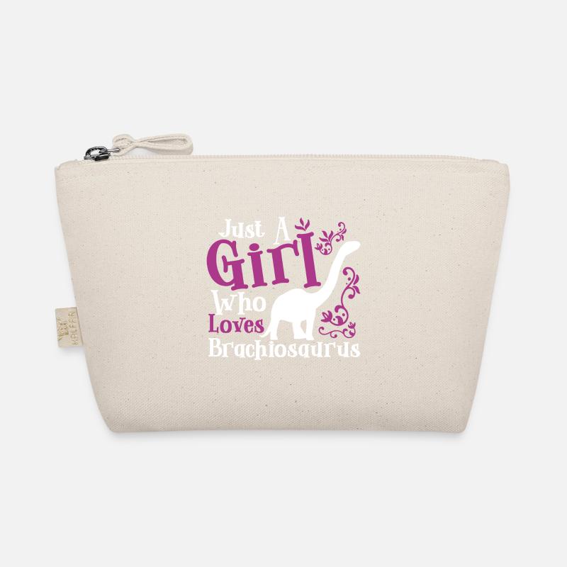 Nur ein Mädchen, das Brachiosaurus liebt Bio-Täschchen