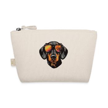 Teckel Tête De Chien Portrait Teckel - Trousse biologique - nature - Devant