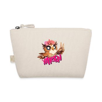 YAREN - Beau nom de fille avec un hibou mignon - Trousse biologique - nature - Devant
