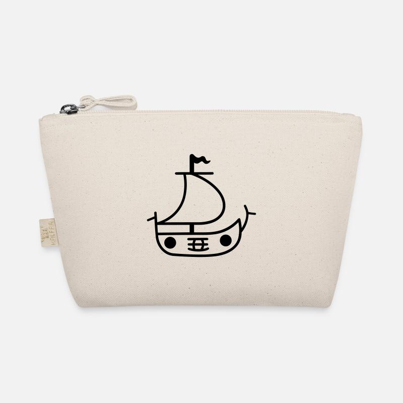 pirate ship Organic Pouch