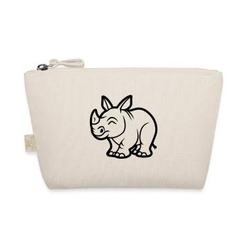 Rhinoceros - Organic Pouch - nature - Front