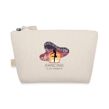 Dancing is My Therapy – Dancing Ballet Hip-Hop - Organic Pouch - nature - Front