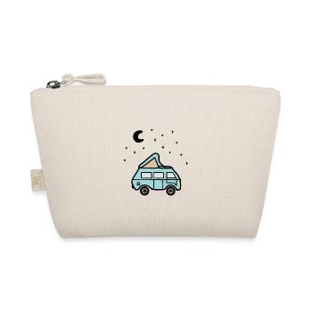 Ciel étoilé avec lune et camping-car - Trousse biologique - nature - Devant