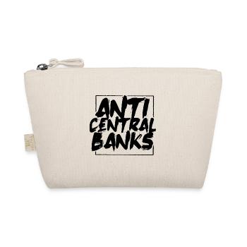 Gegen Zentralbanken Zentralbank Geld Drucken - Bio-Täschchen - Natur - Vorne