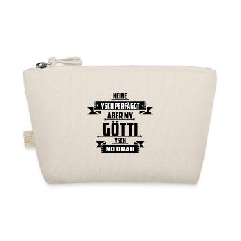 Keiner ist Perfekt aber My Götti - Bio-Täschchen - Natur - Vorne
