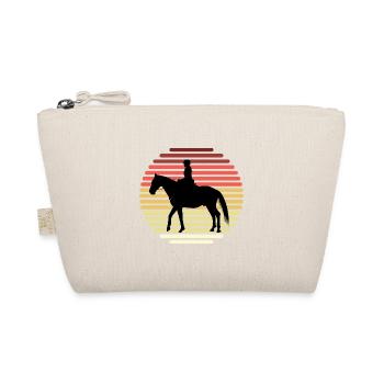 Riding Horse Equestrian Riding Riding Dressage - Organic Pouch - nature - Front