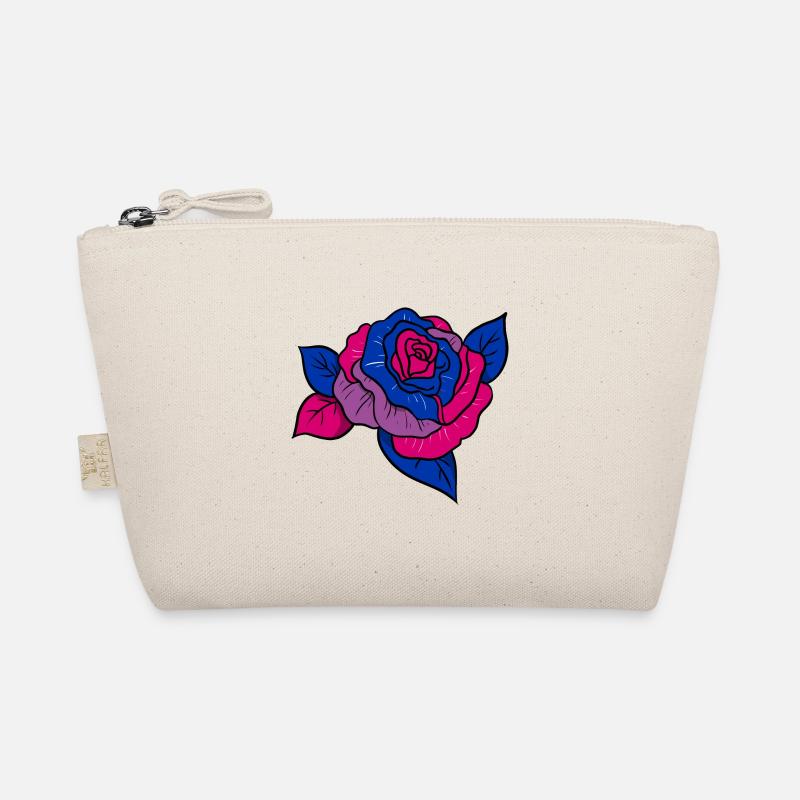 Bisexual Pride Rose Organic Pouch
