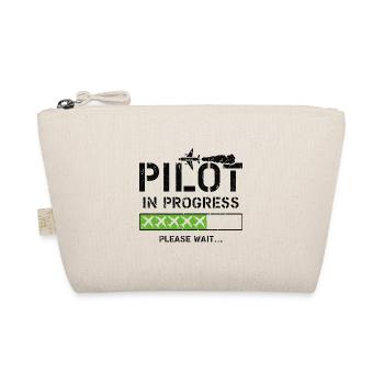 Future Airplane Pilot Son Grandson Aviation Flying - Organic Pouch - nature - Front