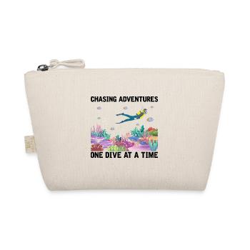 Diving Adventure Divers Sea Ocean - Organic Pouch - nature - Front
