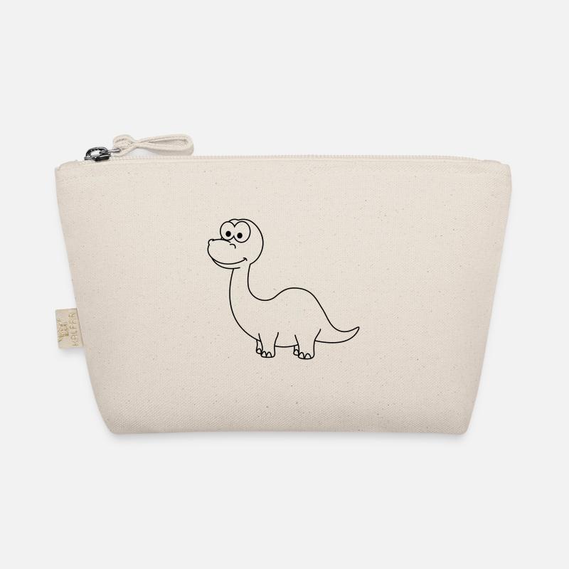 Dinosaur brontosaurus Comic Organic Pouch