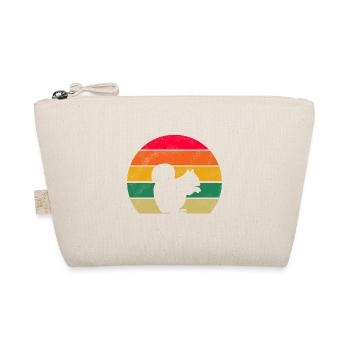 Forest Dweller Rodent Retro Squirrel - Organic Pouch - nature - Front