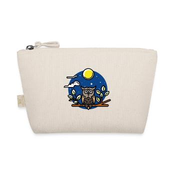 Owl at night at full moon - Organic Pouch - nature - Front