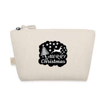 Joyeux Noël avec rennes, arbres et étoiles - Trousse biologique - nature - Devant