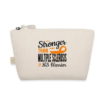 Stronger Than Multiple Sclerosis - Organic Pouch - nature - Front