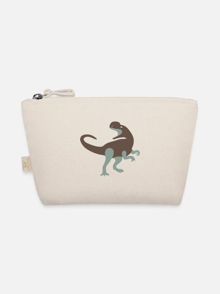 Monolophosaurus Dinosaur Dino T-Shirt Enfant - Trousse biologique - nature - Devant