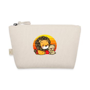Lion câlins ours - Trousse biologique - nature - Devant