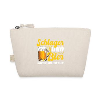 Schlager & Bier - darum bin ich hier - Musik - Bio-Täschchen - Natur - Vorne