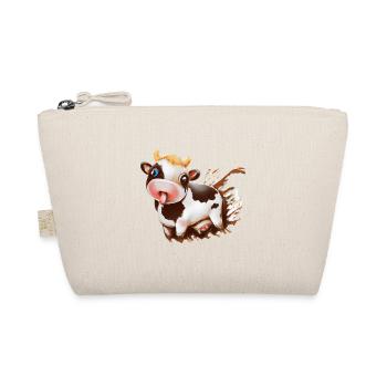 Vache en chocolat avec éclaboussures de cacao - Trousse biologique - nature - Devant