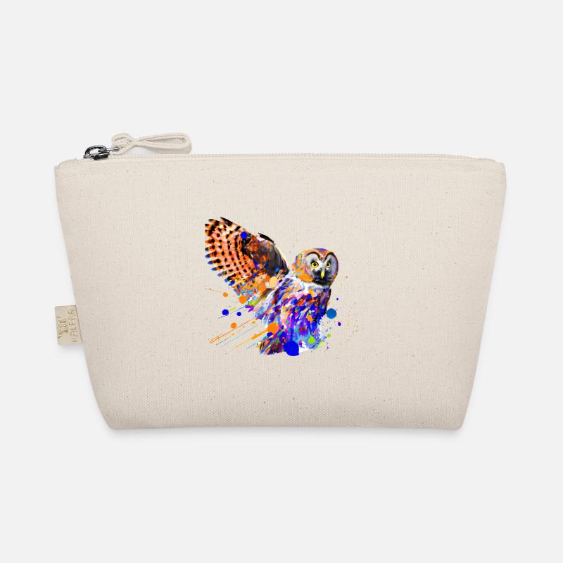 Bunte Eule Bio-Täschchen