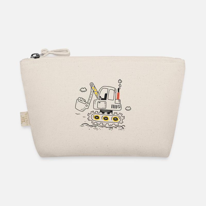 Excavator Humor site Organic Pouch