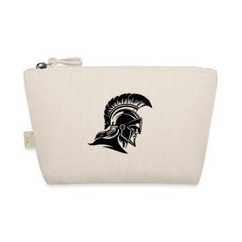 Spartaner Helm Krieger Sparta - Bio-Täschchen - Natur - Vorne