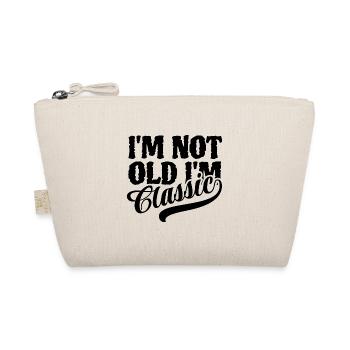 Je ne suis pas vieux je suis classique - Vintage Retro Spruch - Trousse biologique - nature - Devant