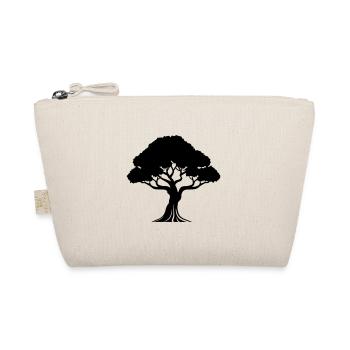 Tree Symbol Silhouette - Organic Pouch - nature - Front