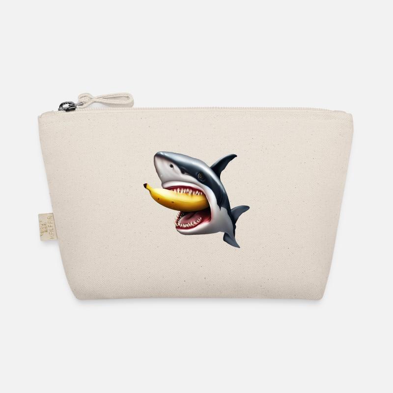 Shark eats banana Organic Pouch