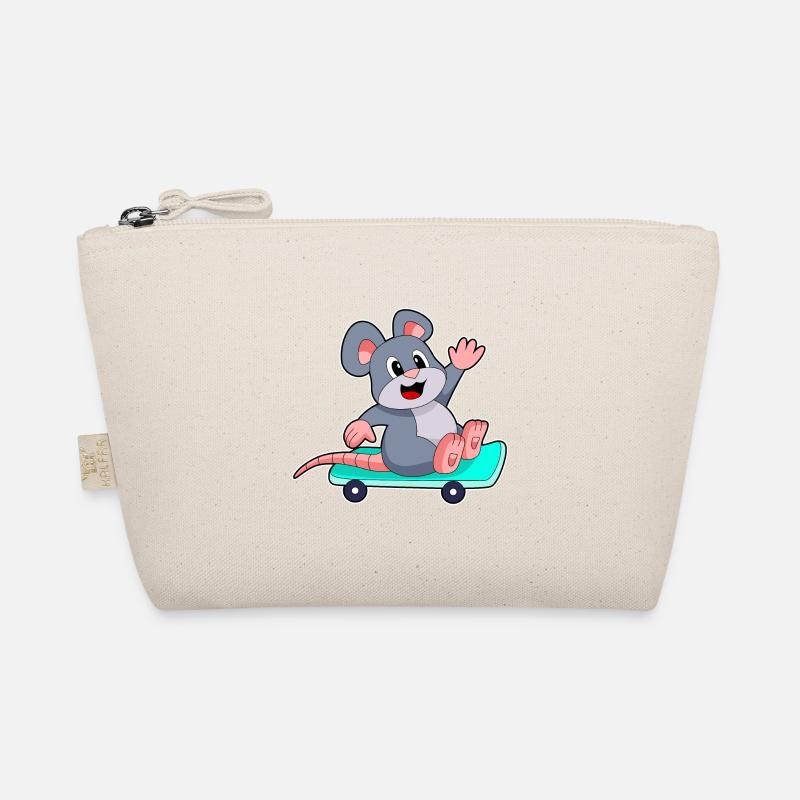 Mouse Skater Skateboard Trousse biologique