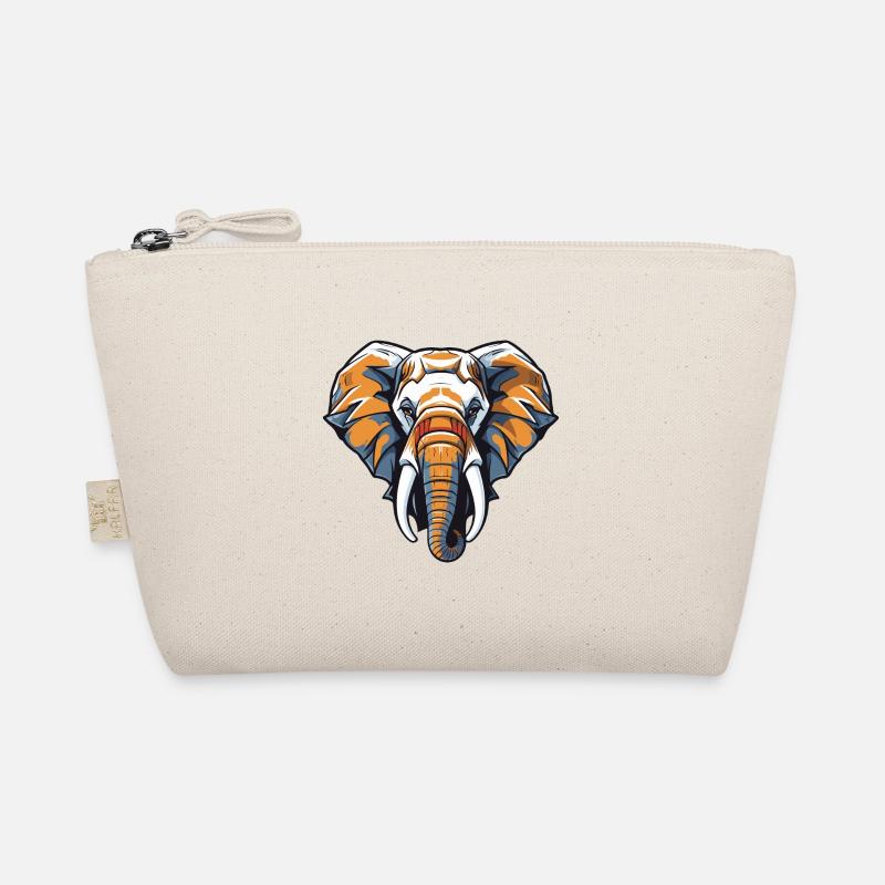 Elefant Kopf Bio-Täschchen