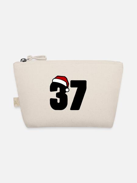 37 Number Christmas - Organic Pouch - nature - Front