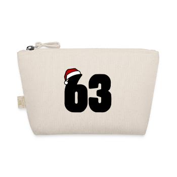 63 Number Christmas - Organic Pouch - nature - Front