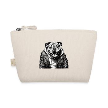 british Bulldog Bully - Organic Pouch - nature - Front